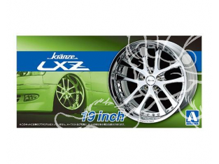 Aoshima maquette voiture 55298 Jantes Kranze LZX 19" et pneus 1/24