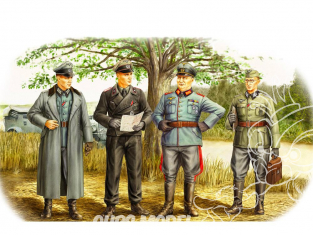 Hobby Boss maquette figurines 84406 Officiers allemand WWII 1/35