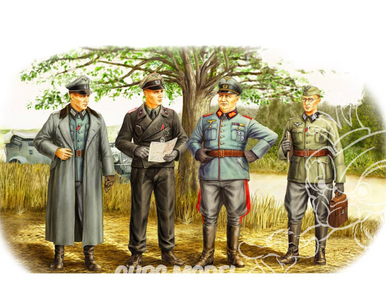 Hobby Boss maquette figurines 84406 Officiers allemand WWII 1/35