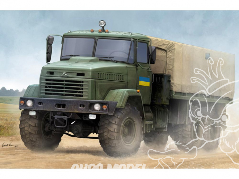 Hobby Boss maquette militaire 85512 Camion militaire ukrainien "Soldier" KrAZ-6322 1/35