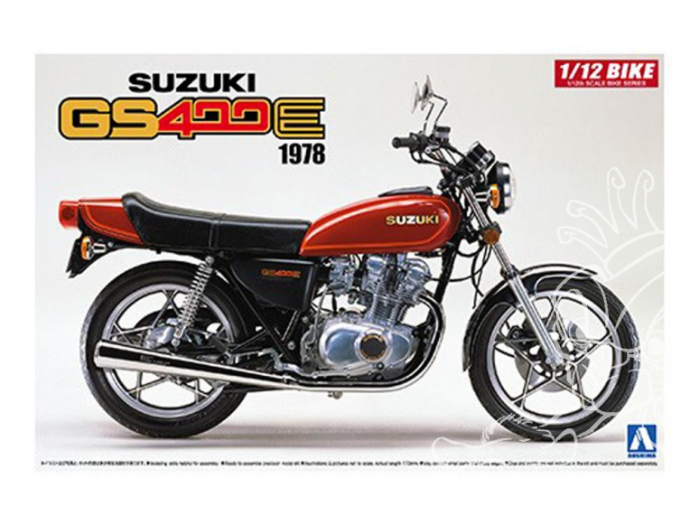 Aoshima maquette moto 53119 Suzuki GS400E 1978 1/12