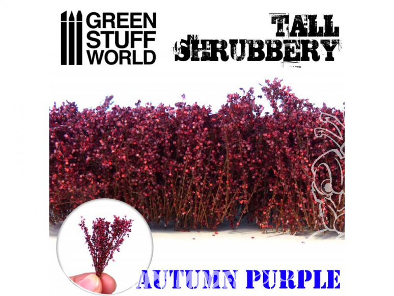 Green Stuff 504316 Grands Arbustes - Violet Automnal