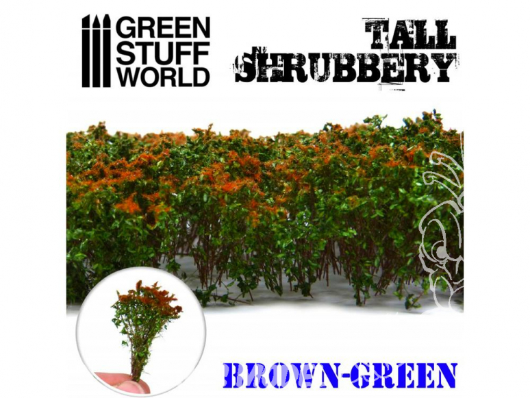Green Stuff 504293 Grands Arbustes - Marron Vert