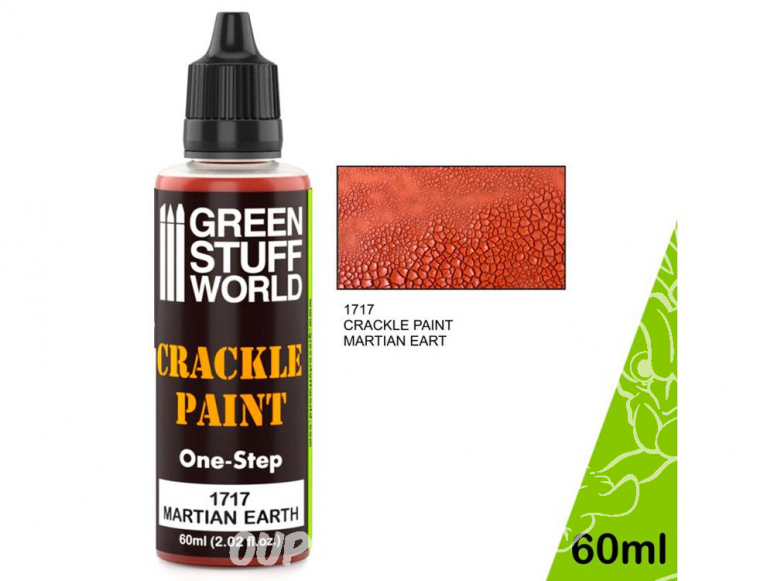 Green Stuff 501766 Peinture Craquelure - Terre martienne 60ml