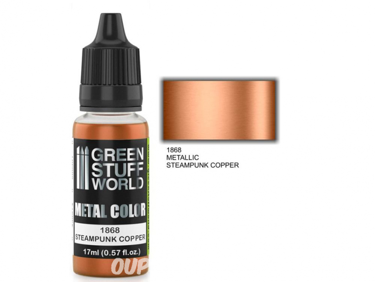 Green Stuff 502275 Peinture metallisee STEAMPUNK COPPER