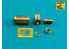 Aber 35L265 Frein de bouche sur canon pour canon antichar PAK 44 Krupp 12,8cm 1/35