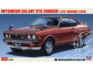 Hasegawa maquette voiture 20400 Mitsubishi Galant GTO 2000GSR modèle tardif 1/24