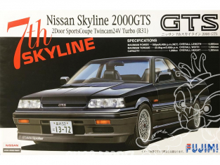 Fujimi maquette voiture 038599 Nissan Skyline 2000GTS 2 portes R31 Sport Coupe 1/24