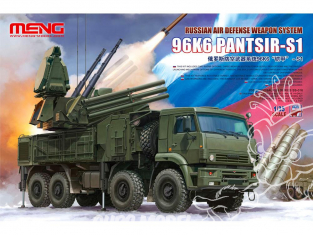 Meng maquette militaire SS-016 Système d'armes de défense aérienne russe 96K6 Pantsir-S1 1/35