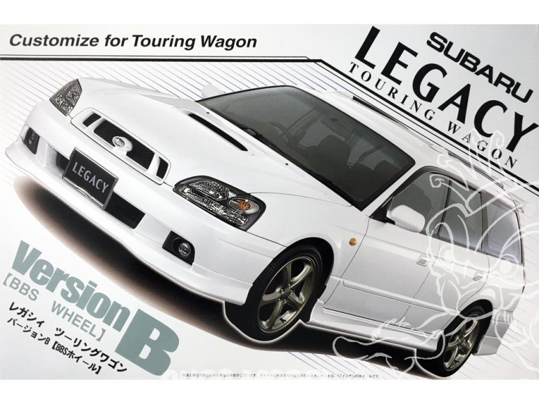 Fujimi maquette voiture 03553 Subaru Legacy Touring Wagon Version B Roues BBS 1/24