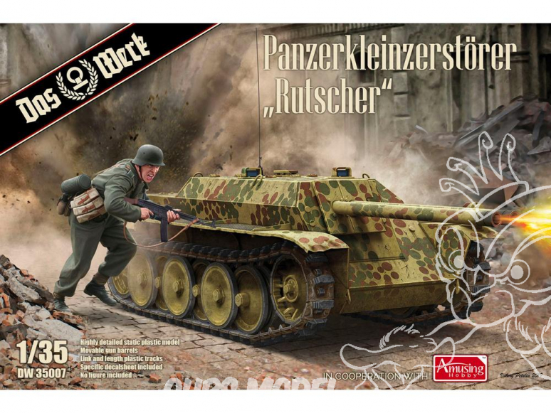 DAS WERK maquette militaire DW35007 Panzerkleinzerstörer Rutscher 1/35