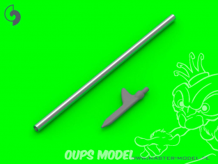 Master Model AM-32-116 Tube de Pitot U.S. Sonde de type Shark-fin (1 unité) 1/32