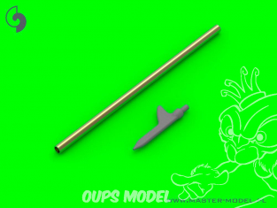 Master Model AM-72-146 Tube de Pitot U.S. Sonde de type Shark-fin 1/72