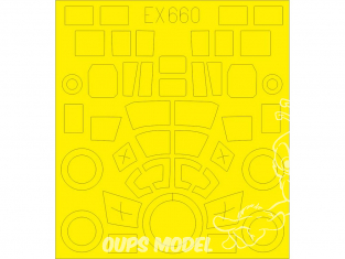 Eduard Express Mask EX660 Si 204D Special Hobby 1/48