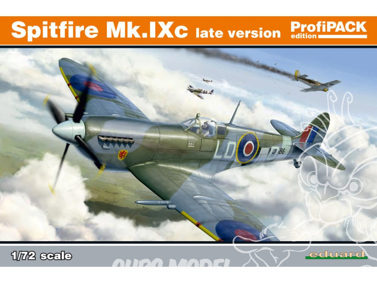 EDUARD maquette avion 70121 Spitfire Mk.IXc Version tardive ProfiPack Edition 1/72