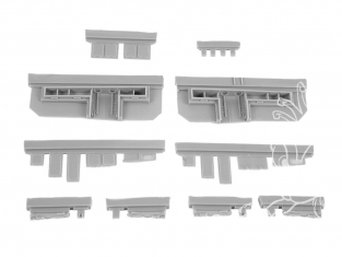 Cmk kit d'amelioration 4375 N1K2-J Shiden Kai (George) set d'armement pour kit Hasegawa 1/48