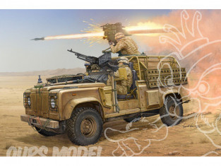 HOBBY BOSS maquette militaire 82447 Land Rover WMIK + Milan 1/35