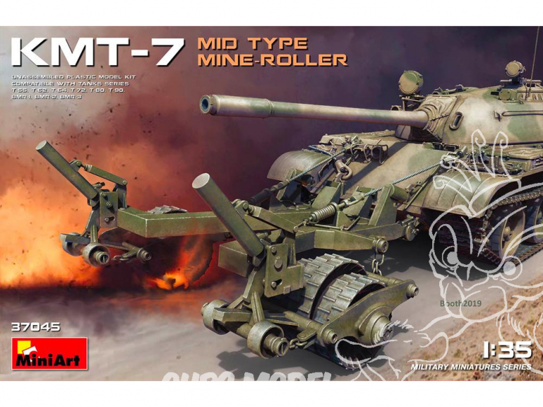 Mini Art maquette militaire 37045 MINE-ROLLER KMT-7 MID TYPE 1/35