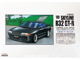 Arii maquette voiture 91063 Nissan Skyline R32 GT-R 1989 1/32