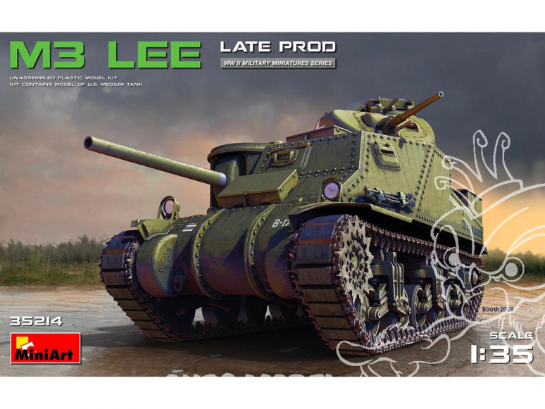 Mini Art maquette militaire 35214 M3 LEE LATE PRODUCTION 1/35
