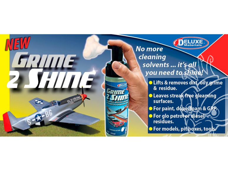 DELUXE MATERIALS AC27 Grime 2 Shine 225ml netoyant