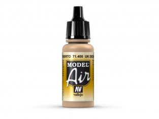 Vallejo Peinture Acrylique Model Air 71400 UK Rose du désert 17ml