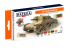 Hataka Hobby peinture laque Orange Line CS106 Set WW2 Italian AFV 6 x 17ml