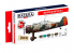 Hataka Hobby peinture acrylique Red Line AS107 Set de peinture WW2 Dutch AF paint set vol. 1 6 x 17ml