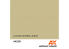 Ak interactive peinture acrylique Air AK2291 Clear Doped Linen 17ml