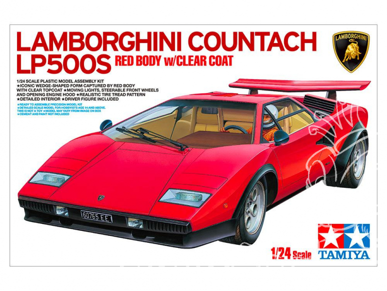 TAMIYA maquette voiture 25419 Lamborghini Countach LP500S 1/24