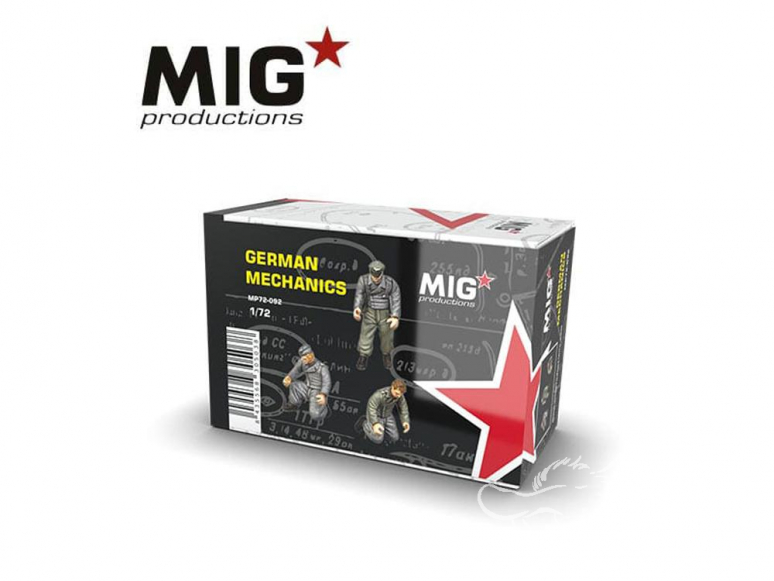 MIG Productions by AK MP72-092 Mécaniciens Allemands 1/72