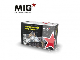 MIG Productions by AK MP72-093 Equipage de chars Britanniques Hiver 1/72