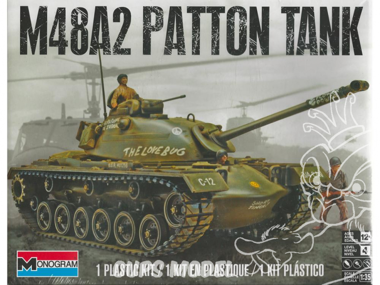 REVELL US maquette militaire 7853 M-48 A-2 Patton Tank 1/35