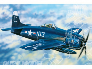 Hobby boss maquette avion 80358 Grumman F8F-1 Bearcat 1/48