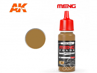 Meng Color peinture acrylique MC-014 Jaune foncé 17ml