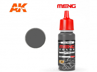 Meng Color peinture acrylique MC-505 Gun métal 17ml