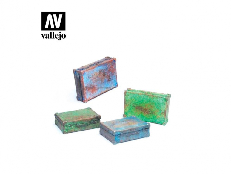 Vallejo Bases de diorama SC226 Porte-documents en métal 1/35