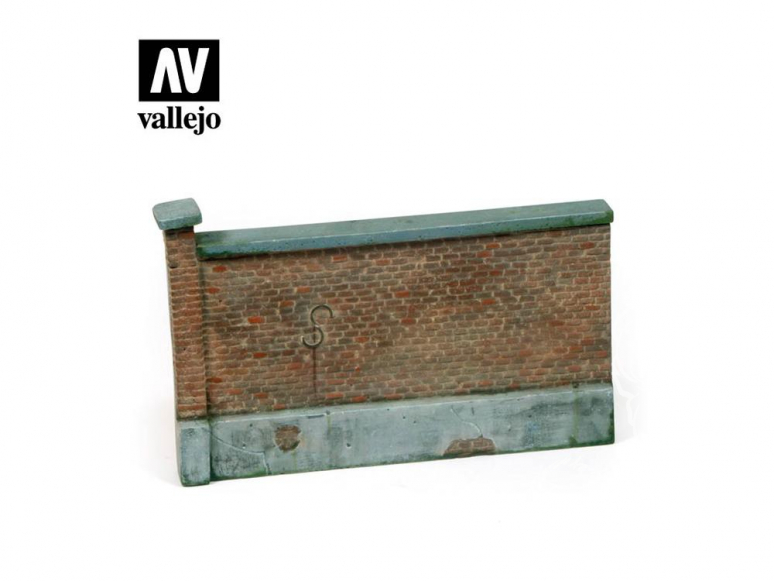 Vallejo Bases de diorama SC005 Section de Mur de brique 1/35