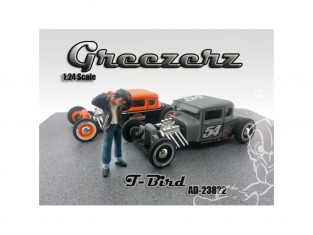 American Diorama figurine AD-23822 Greasers T-Bird 1/24