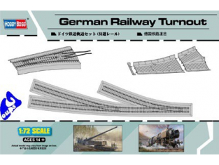 HOBBY BOSS maquette militaire 82909 GERMAN RAILWAYS TURNOUT 1/72