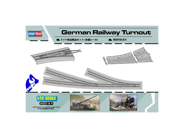 HOBBY BOSS maquette militaire 82909 GERMAN RAILWAYS TURNOUT 1/72