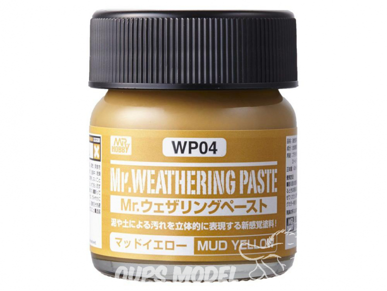 Mr Hobby wp04 Mr. WEATHERING Pate BOUE JAUNE