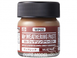 Mr Hobby wp05 Mr. WEATHERING Pate BOUE ROUGE