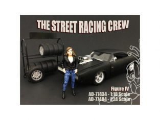 American Diorama figurine AD-77484 Street Racing Crew IV 1/24