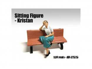 American Diorama figurine AD-23926 Figurine assise - Kristan 1/24