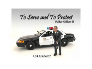 American Diorama figurine AD-24032 Police - Officier II 1/24