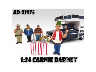 American Diorama figurine AD-23975 Trailer Park - Carnie Barney 1/24