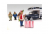 American Diorama figurine AD-23975 Trailer Park - Carnie Barney 1/24