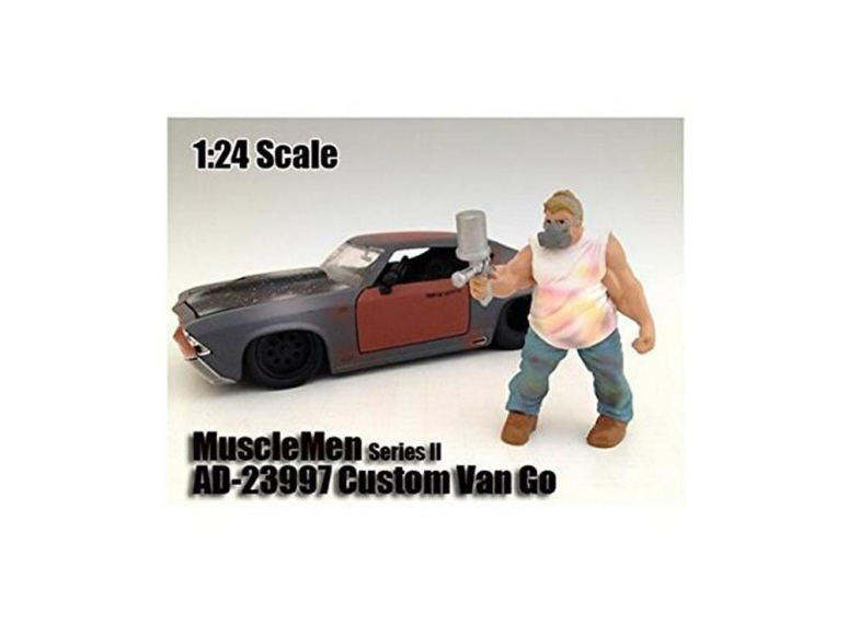 American Diorama figurine AD-23997 Muscle Men II - Custom Van Go 1/24