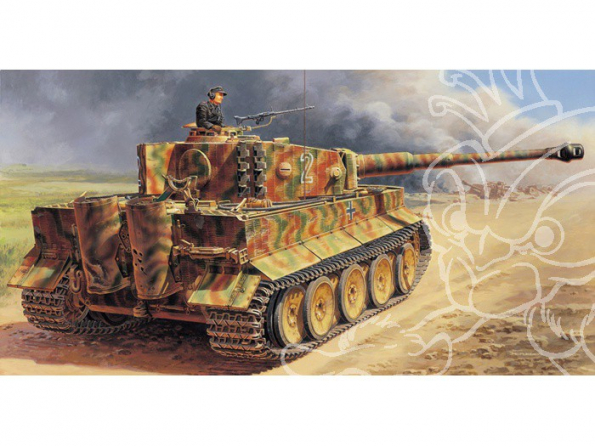 ITALERI maquette militaire 6507 Pz.Kpfw.VI Tiger I Ausf.E Milieu de Production 1/35